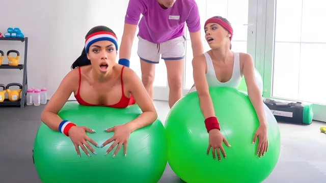Threesome with sexy Latina booty